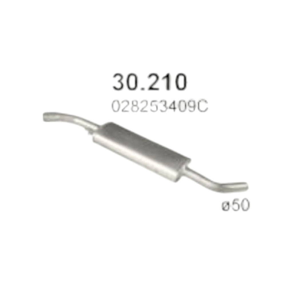 Резонатор автомобиль Фольцваген T4 1.9D-2.4D, 2.0-2.5 Мукачево - изображение 1