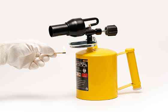 Лампа паяльна бензинова MASTERTOOL 1.0 л 1100 °C 32 мм 1200 г/рік 0.25 МПа 44-5210 Рівне