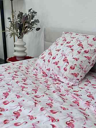 Ecotton Комплект постільної білизни Ecotton полуторний 147х210 см Фламінго білий Киев