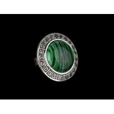 Перстень с камнем Малахит безразмерный Киев - изображение 1