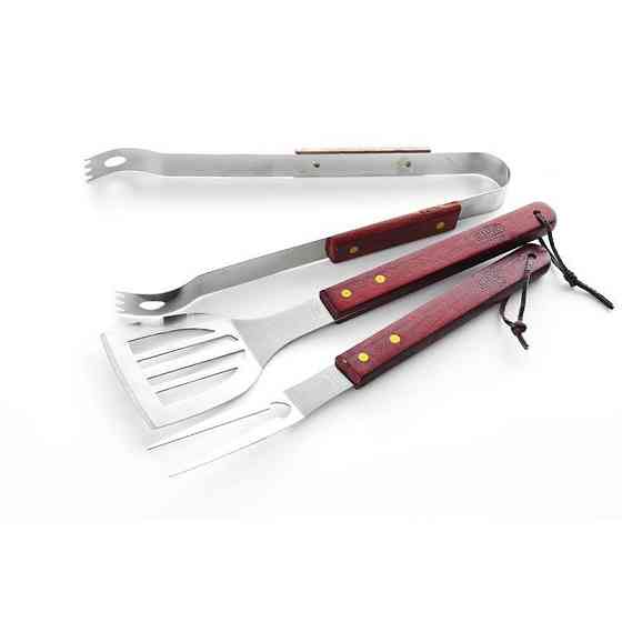 Набір інструментів для барбекю на блистері (3шт, 34см) (СИЛА - Кемпінг) Харків