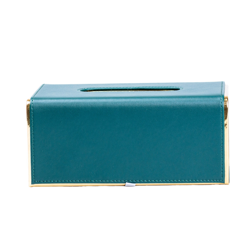 Серветниця на стіл з еко-шкіри 21 х 13.5 х 9.5 см зелена HP9801GR Коломия - фото 5