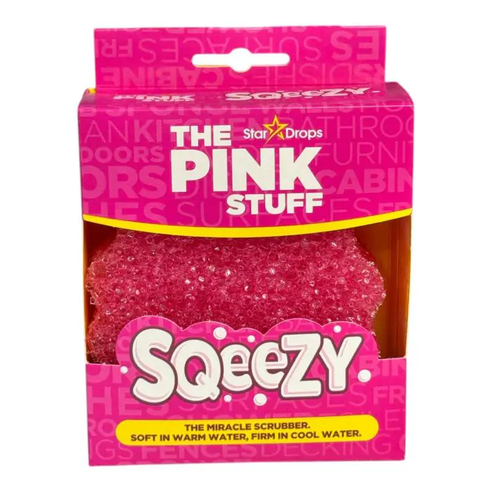 Губка для уборки универсальная скруббер The Pink Stuff Sqeezy Miracle Scrubber 1 шт Львов - изображение 1