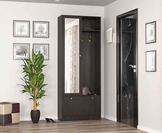 Прихожая Палермо, 85х216х35 см, mebelservice Венге темный Львов