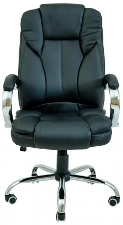 Офісне Крісло Керівника Richman Grande Хром М1 Tilt Чорний Київ