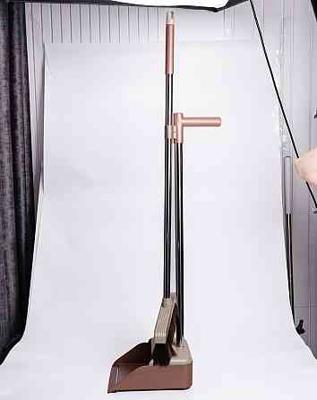 Household Набір віник та совок на довгій ручці для підлоги 27×25×103 (см) щітка віник для приби Коломия