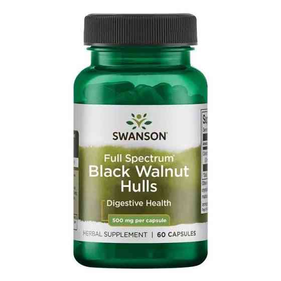 Black Walnut Hulls Full Spectrum 500 mg, 60 капсул Луцк
