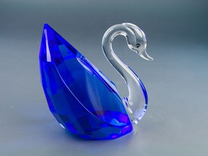 Фигурка хрустальная Лебедь 4 цвета Киев - изображение 4
