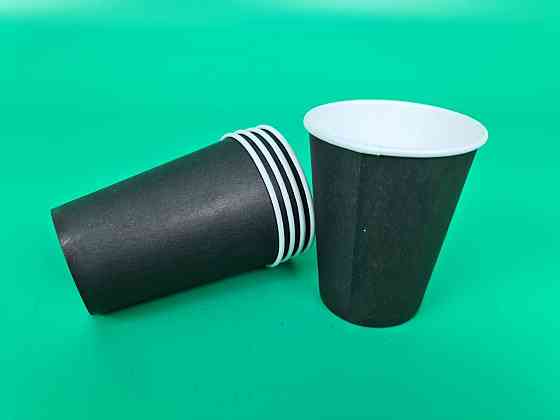 Стаканчики для кави 250 мл Чорно/Білий Маестро h9 (50 шт.) Харків