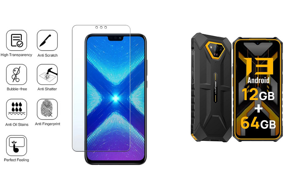 Защитное стекло NeoGlass для Ulefone Armor X13 – ультрапрозрачное и устойчивое Киев - изображение 4