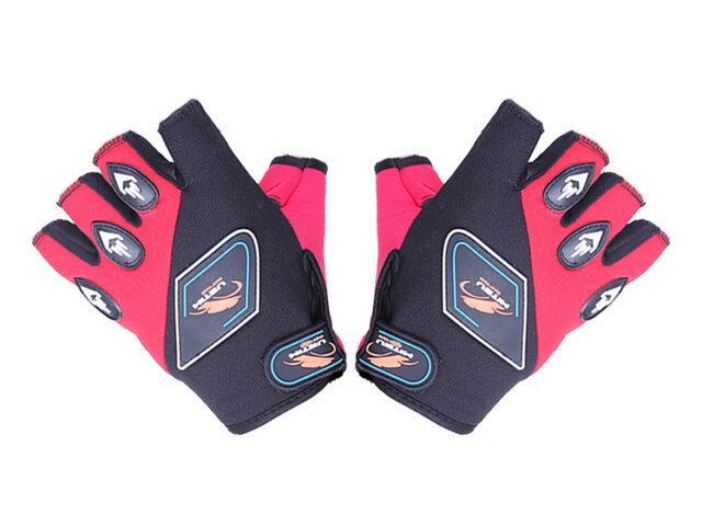 Моторукавички всесезонні без пальців size L мембрана на липучці червоні Мукачево - фото 1