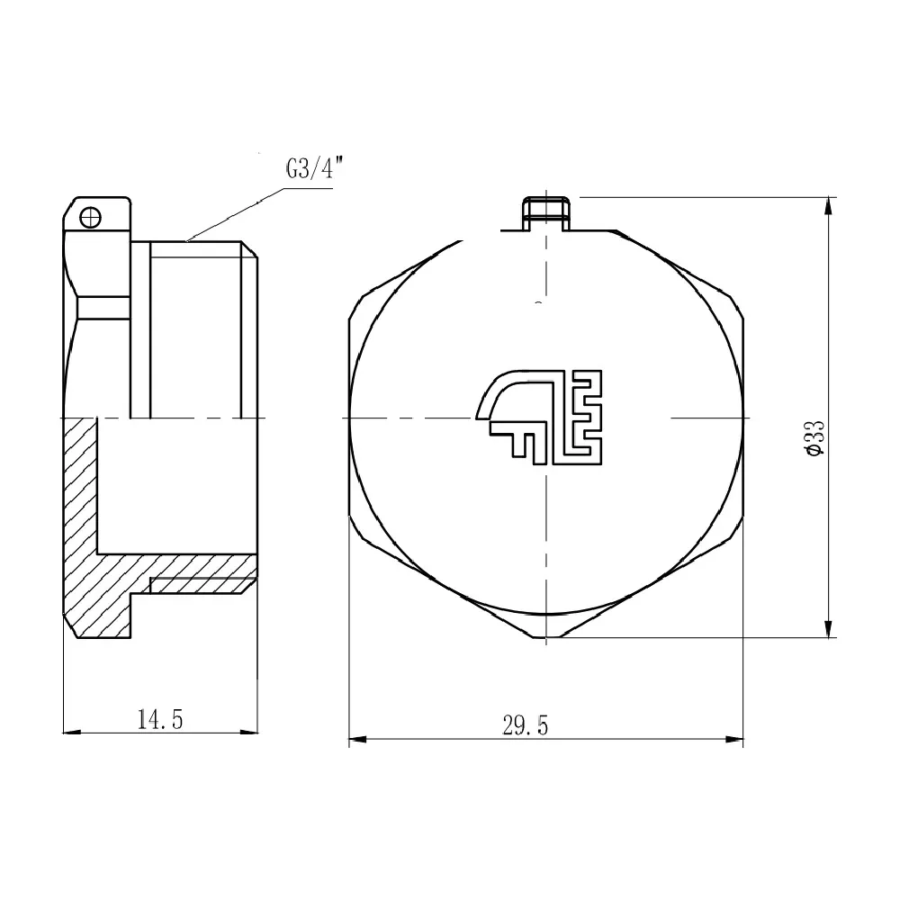 Заглушка Thermo Alliance Forte 3/4" НР SF35320 Київ - фото 2