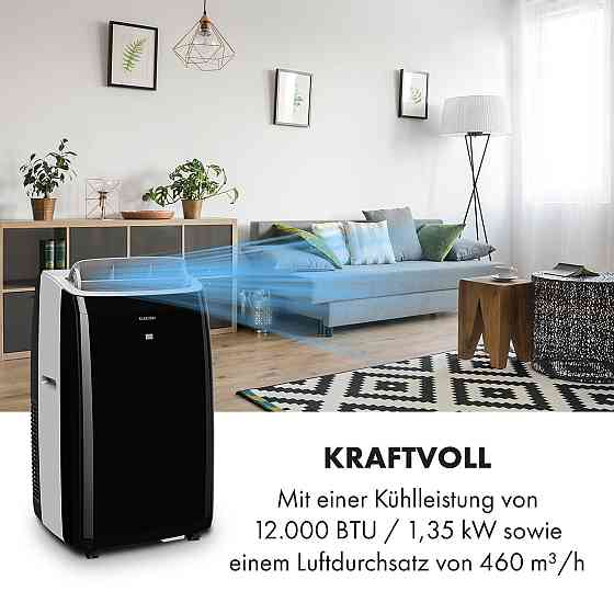 Grandbreeze Eco 12K Кондиционер 3-в-1 460 м³/ч 12 000 БТЕ/1,35 кВт Черный (Германия, читать описание) Ровно