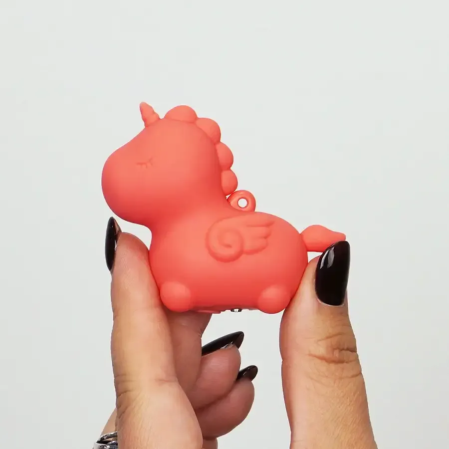 Вибратор мини-единорожка Unihorn Mini – Peachy Pony, брелок с вибрацией, 10 режимов Львов - изображение 7
