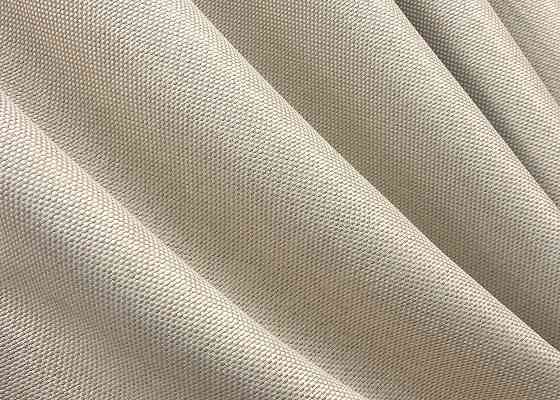 Комплект коротких штор VR-Textil Льон-блекаут Льон Мішковина № 1080ш Холодний бежевий 130х170см 2 шт (35-0356) Київ