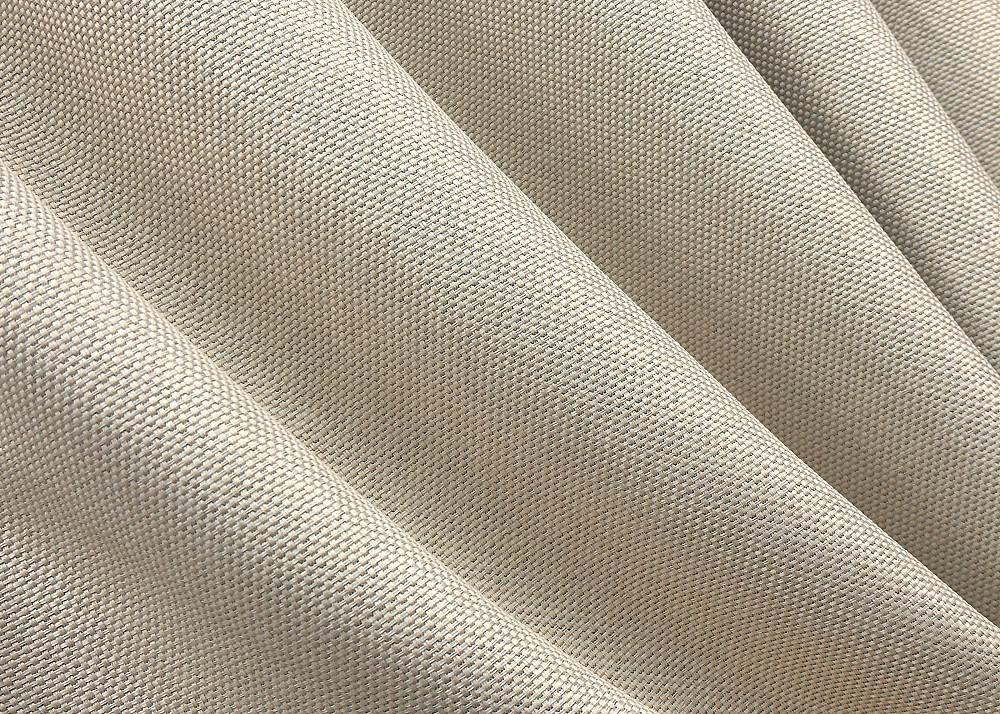 Комплект коротких штор VR-Textil Льон-блекаут Льон Мішковина № 1080ш Холодний бежевий 130х170см 2 шт (35-0356) Київ - фото 4