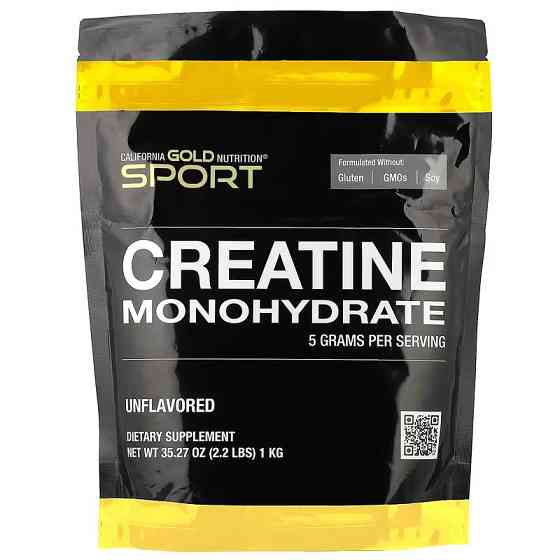 Креатин моногідрат California Gold Nutrition Creatine Monohydrate 1000g (Unflavored) Луцьк