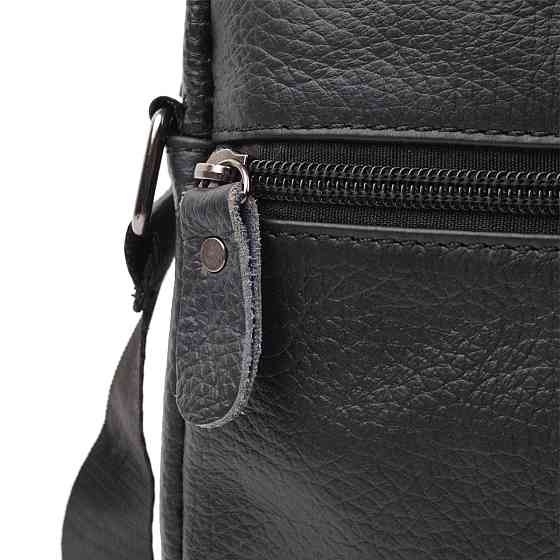 Сумка мужская Vintage 20678 кожаная Черный Киев