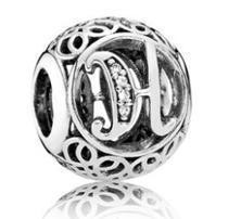 Срібна намистина Пандора  «Літера H» 791852CZ MasterSem Київ - фото 1