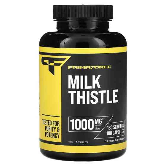 Розторопша Primaforce Milk Thistle, 1,000 mg, 180 Capsules Луцьк