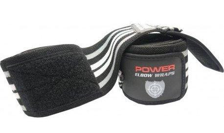 Бинти на коліна Power System PS-3700 Knee Wraps Grey/Black (пара) Кам'янське - фото 2