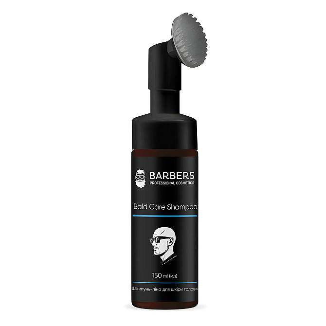 Шампунь-піна для шкіри голови без волосся Bald Care Shampoo Barbers 150 мл Вінниця - фото 1