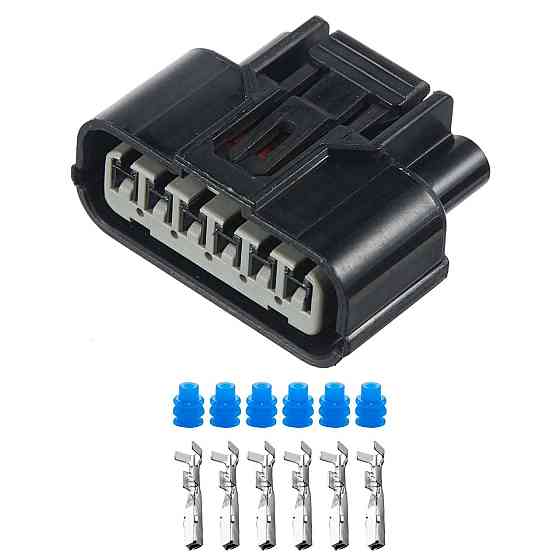 Разъем коннектор 6-кон., 6189-1012, SUMITOMO Япония универс., Моторный отсек, Acura, Honda 40992 Киев