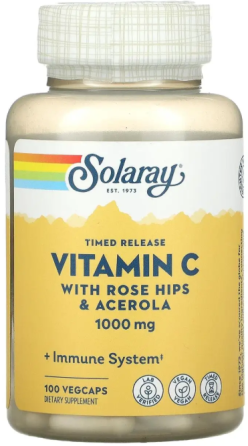 Вітамін С у капсулах Solaray Vitamin C 100 капс Київ