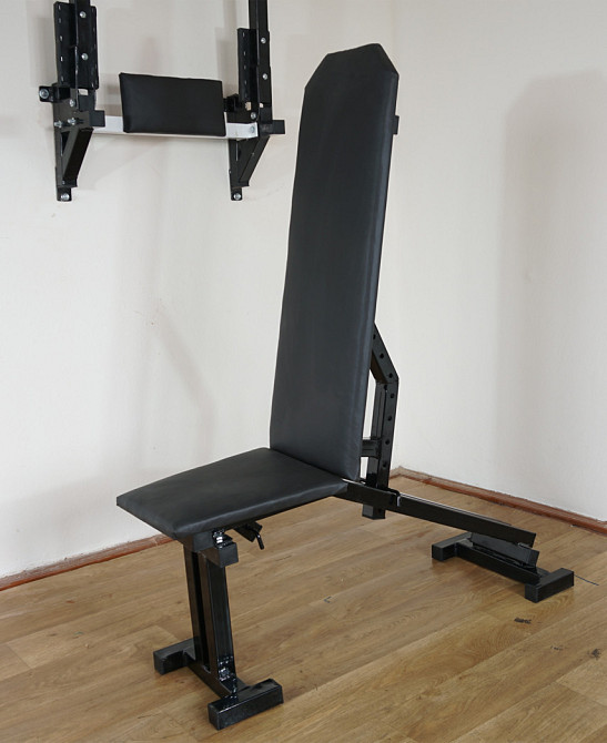 Скамья регулируемая с отрицательным углом  Стойки, скамьи для жима и приседаний без стоек Киев - изображение 1