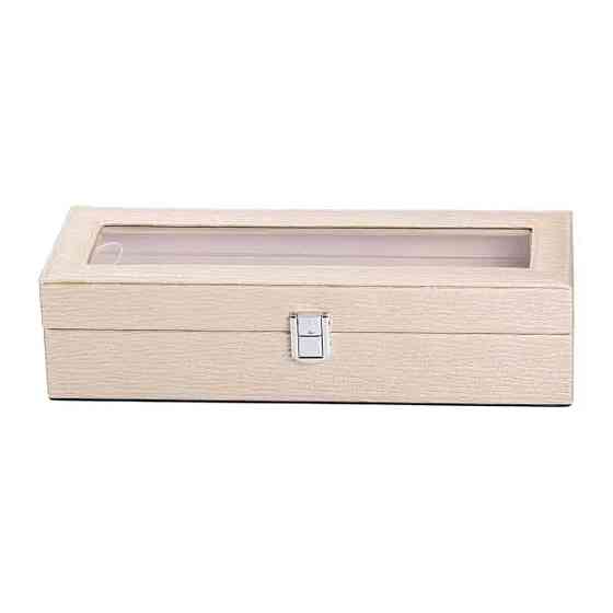 Скринька для прикрас із еко шкіри 31×11×8 см органайзер для ювелірних виробів HP-5-5BE Коломия