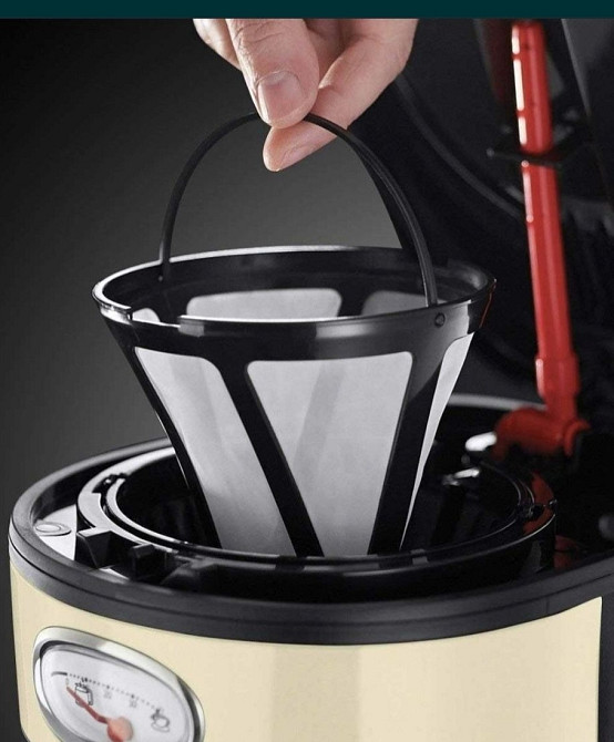 Кофеварка: RUSSELL HOBBS Retro Ribbon Red. Харьков - изображение 3