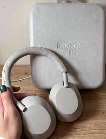 Наушники полноразмерные беспроводные Sony WH-1000XM5 Silver Харьков