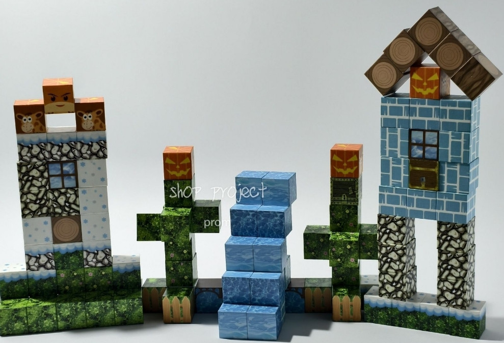 Магнитный конструктор Майнкрафт, конструктор Майнкрафт. Харків - фото 4