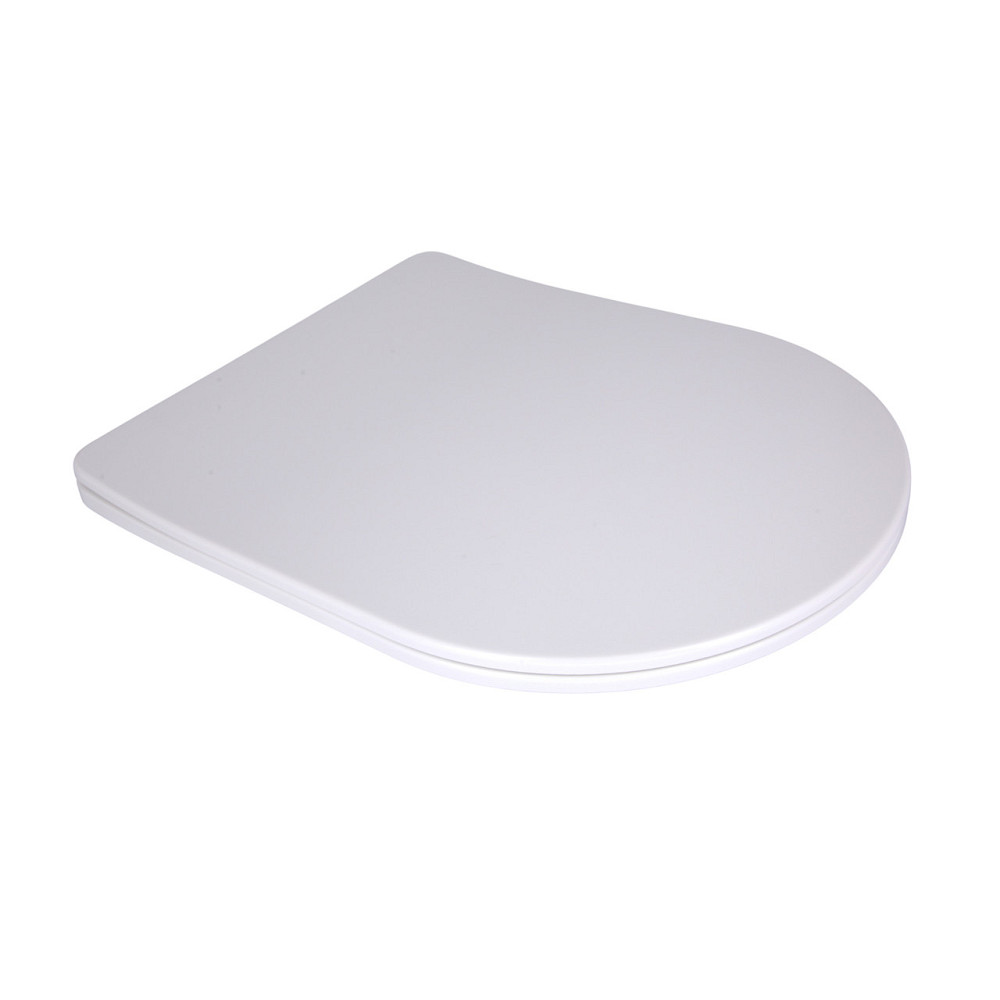 Qtap Сиденье для унитаза напольного (Grand) 560×363×30 мм, White, с микролифтом, Slim Duroplast, Quick Release QT26228301W3 Киев - изображение 1