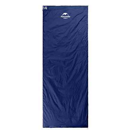 Надлегкий спальний мішок Naturehike LW180 NH21MSD04 Лівий (15°C) розмір M (Синій) Вінниця