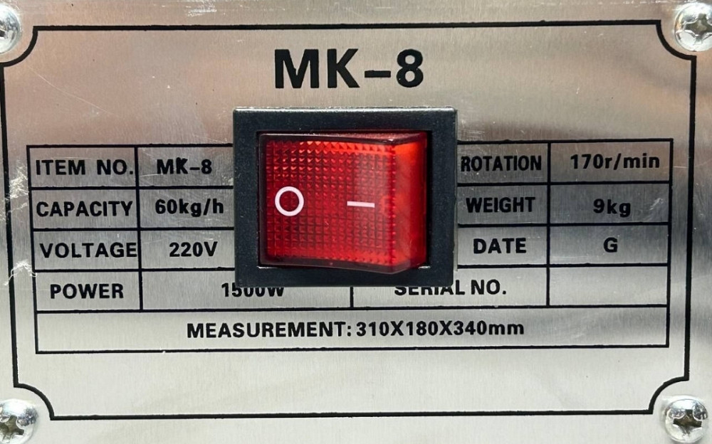 Електрична м'ясорубка МК-8 промислова професійна 220 вольт. Київ - фото 5