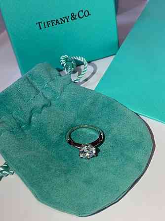 Кольцо Тиффани Tiffany, серебро 925 пробы / упаковано в мешочек Тиффани Одесса