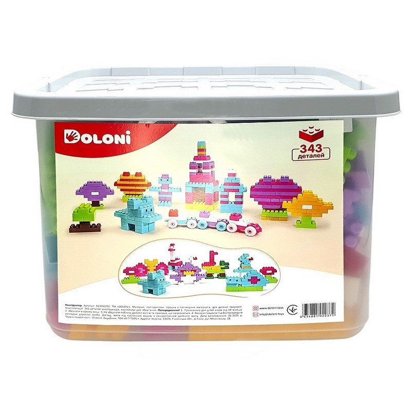 Детский блочный конструктор 