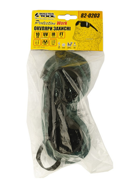 MASTERTOOL Окуляри закриті MASTERTOOL АДМІРАЛ RD відкидний світлофільтр DIN10 оправа силікон ве Коломия - фото 4