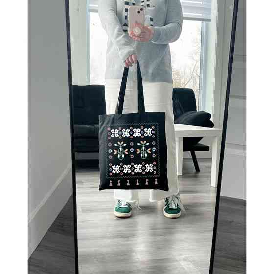 Екошопер BookOpt BK4095 Українські мотиви, чорний Київ