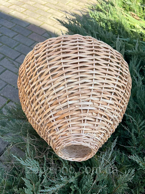 Люстра плетеная из лозы кокон Киев - изображение 9