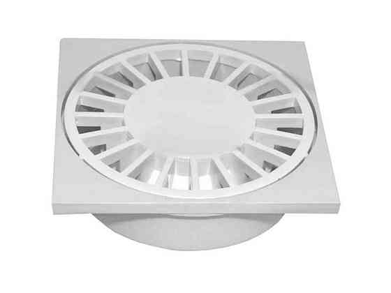 Трап 15х15см нижний отвод, D 110, пластиковый ТМ WATERSTAL Solmir Solmir Solmir Київ
