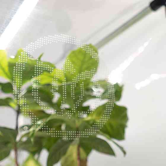 Міні-теплиця для дому Sezam L з LED фітосвітлом (фітосвітильником широкого спектру) Бориспіль
