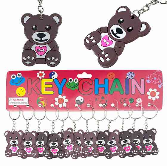 Брелок для ключів дитині Ведмедик 12 шт Київ