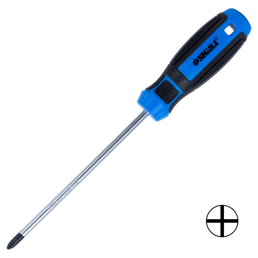 Отвертка крестовая PH 2×150мм CrV Mega SIGMA (4009431) Киев - изображение 1
