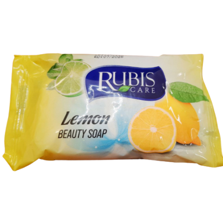 Мило тверде 60гр Лимон (flowpack) RUBIS Житомир