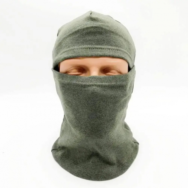 Балаклава утеплена на весну 2в1 для ЗСУ,унісекс,Зелена SBR Київ - фото 1