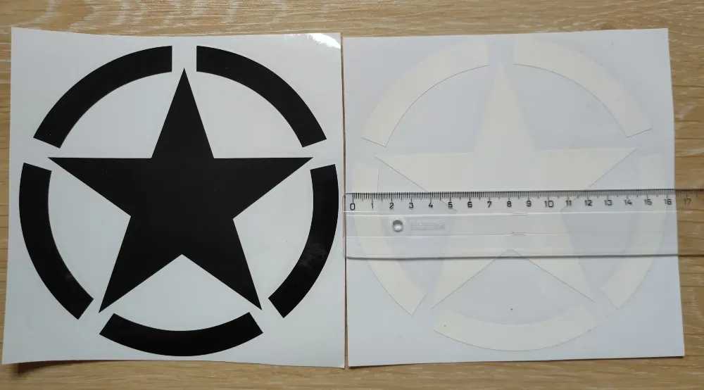 Наклейка на авто Звезда Киев - изображение 8