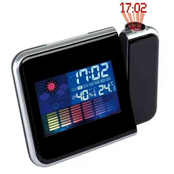 Часы-метеостанция с проектором времени,DS-8190 на батарейках Киев