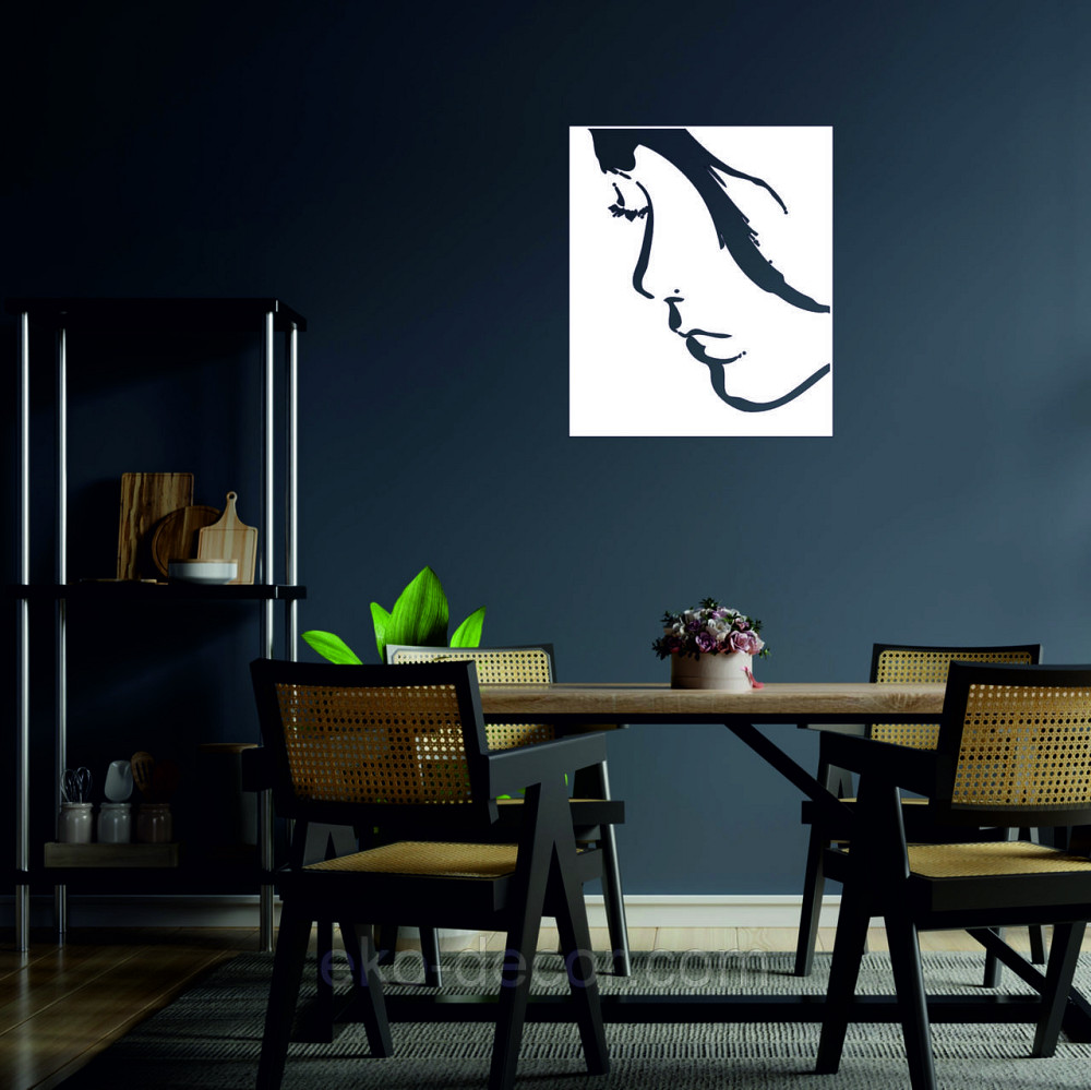 Декоративное настенное Панно «Женский Образ», Декор на стену 50*42 см, Белый Киев - изображение 7